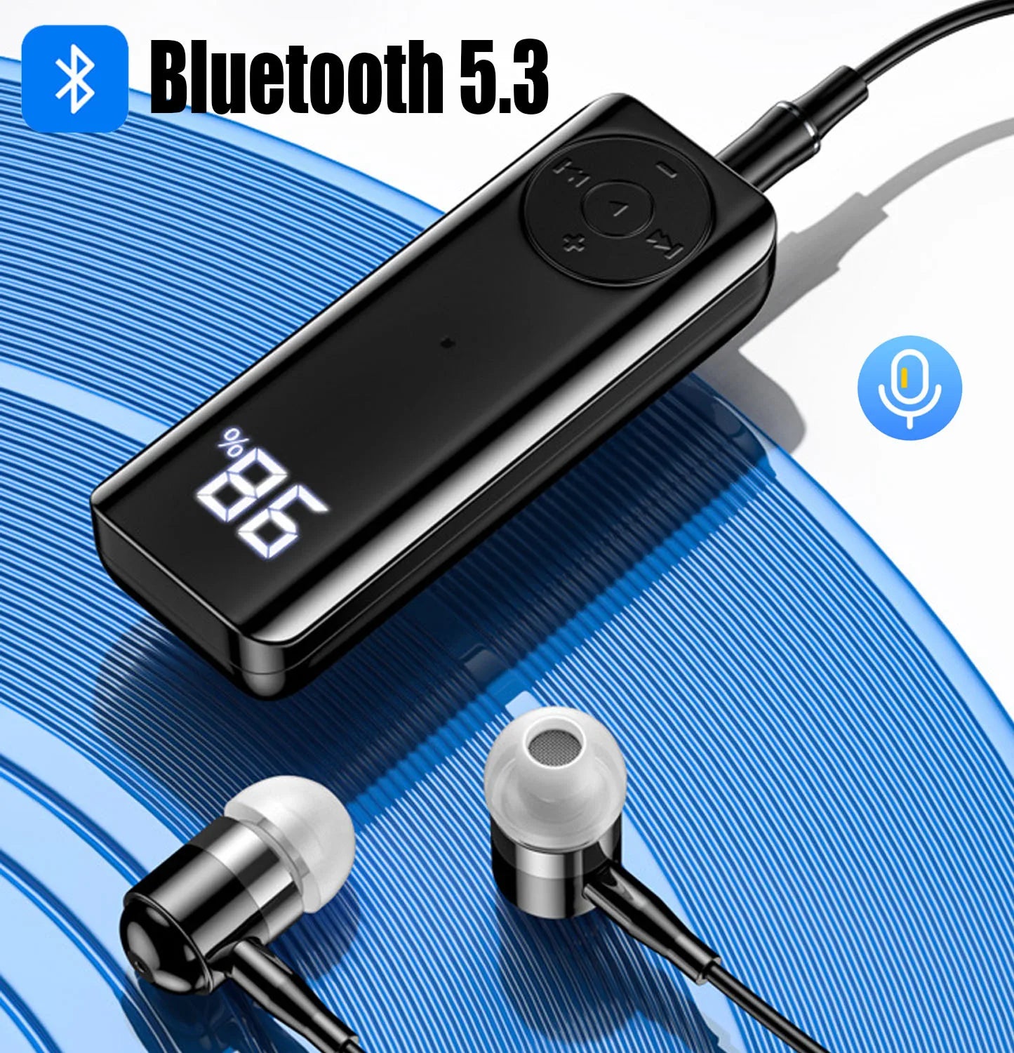 Bluetooth 5.3 Receiver 3.5mm AUX Adapter for Car Headphone Speaker Music Wireless Bluetooth 3.5 Jack Audio Receiver